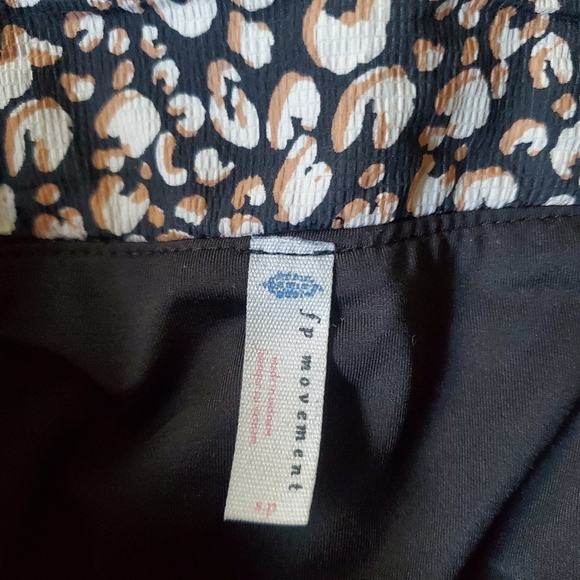 Free People Movement Run Wild Printed Shorts in Leopard Brown - Picture 5 of 5